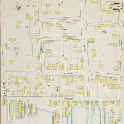 Lubec, Maine Sanborn Perris Map Co., Dec. 1893 Sheet 10
