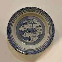 Lubec Souvenir Plate | Designed by Lois Johnson, Lubec, Maine | 1993