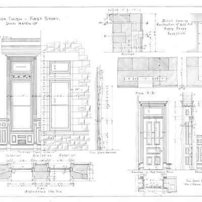 U.S. Custom House & Post Office | Eastport, Maine | Drawing No. 18
