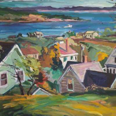 Town View#2, Lubec, Maine | Geer Morton