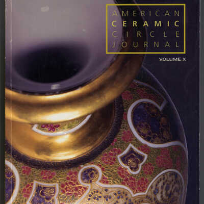 "The Callowhills, Anglo-American Artists: An Introduction" | Ruth Irwin Weidner | American Ceramic Circle Journal, Volume X, 1997, pp. 3-30 |