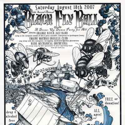 Blackfly Ball 2007 [Poster] | Beehive Design Collective | Second Copy