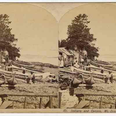 Wabanaki Canoes | Bar Harbor, Maine | Photograph by B. Bradley, Bar Harbor, Mt. Desert, Me.