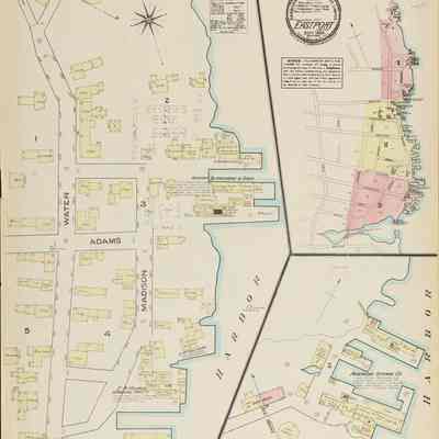 Eastport, Maine Sanborn Map Co., Sept. 1884 Sheet 1