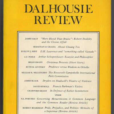 The Roosevelt Campobello International Park Commission | William R. Willoughby | Dalhousie Review, Summer, 1974, pp. 289 - 297