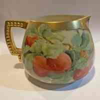 Martha "Mattie" Waide (1857-1929) | Hand Painted China Pitcher | Eastport, Maine