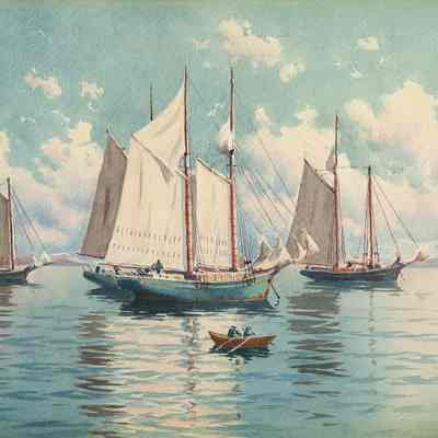 Dougal Anderson | Coastal Scene | Watercolor