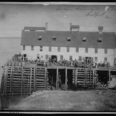 Sardine Cannery at Low Tide, Eastport, Maine