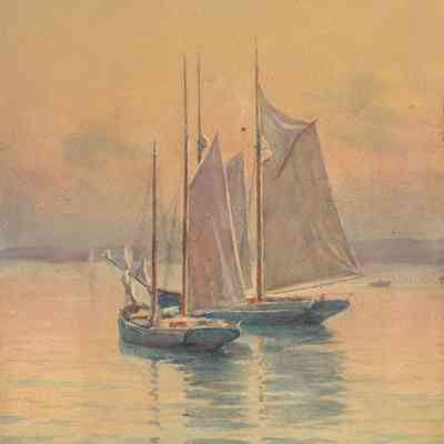Schooners | Dougal Anderson | Watercolor