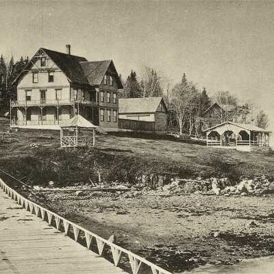 Demonts Hotel near Devil's Head, Calais, Maine, c.1896