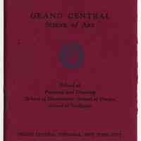 Grand Central School of Art | School Booklet | 1928?