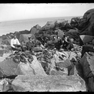 Lubec Glass Plate Negative 60a