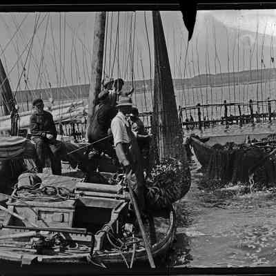 Grand Manan - 13 | Original ID: IV 57"C", "Seining a Weir"
