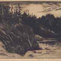 Hilton Leech (1906-1969) | Coastal Forested Landscape | 1932