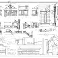 Passamaquoddy Bay Tidal Power Development | Temporary Buildings | Guest House | Details of Living Room | Q-E 20/9