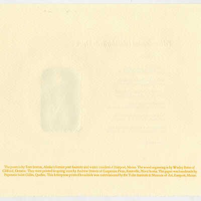 Back of broadside