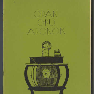 Opan Opu Aponok | The Bread Is In The Oven | Wabnaki Bilingual Education Program, Title VII ESEA, Indian Township, Maine, 1973