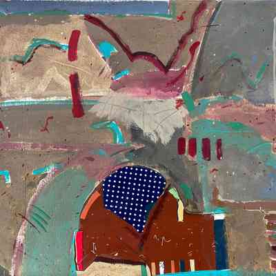 David Umholtz | McEwan's Point | Acrylic on Canvas | 35" x 28"