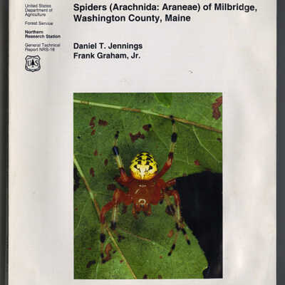 Spiders (arachnida: Araneae) of Milbridge, Washington County, Maine | Daniel T. Jennings and Frank Graham, Jr.