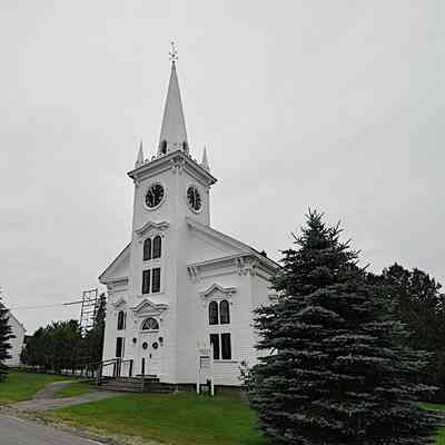 Whitneyville Congregational Church | Route 1-A & Washington Street, Whitneyville, Maine