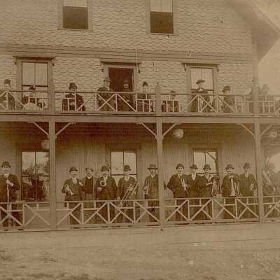 Demonts Hotel, Devil's Head, Calais, Maine with Calais Brass Band