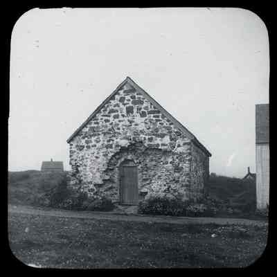Fort Sullivan Powder Magazine | Eastport, Maine | Glass Magic Lantern Slide | R. Clinton Fuller | 1899