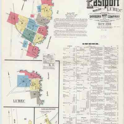 Eastport and Lubec, Maine Sanborn Map Co., Dec, 1911, Sheet 1