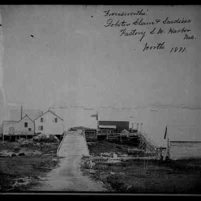 Farnsworth's Lobster Clam and Sardine Factory, Southwest Harbor, Maine 1891