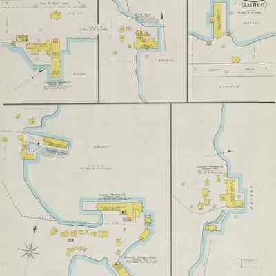 Lubec, Maine Sanborn Perris Map Co., Dec. 1893 Sheet 12