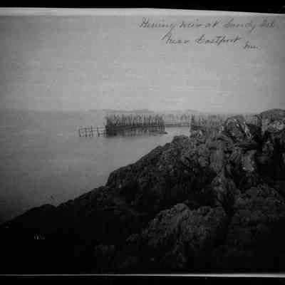 Herring Weir at Sandy Island near Eastport, Maine