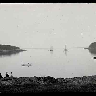 Buck's Harbor | Machiasport, Maine | Glass Magic Lantern Slide | R. Clinton Fuller |