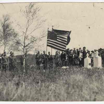 Veterans Ceremony, Pleasant Point/Sipayik, Maine, c.1920 | Fred G. Milliken