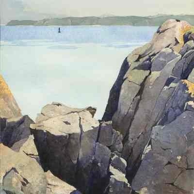 Margaret La Farge | Grand Manan Channel | Watercolor | 2007