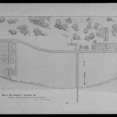 Plan of Fort Sullivan, Eastport, Maine Showing Proposed Changes in Site of Buildings