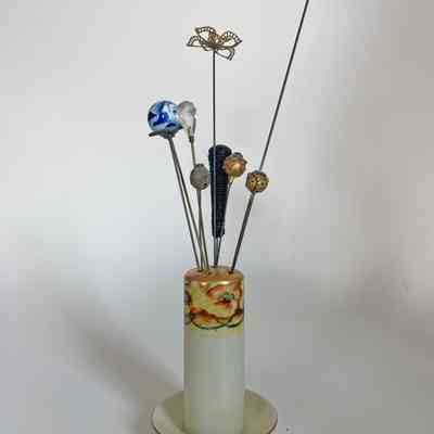 Hat Pins and Holder