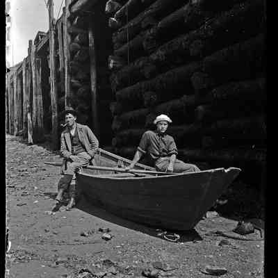 Grand Manan - 60 | Original ID: IV 15, "Low tide at dock", Oliver and Harry Avery (?sp)