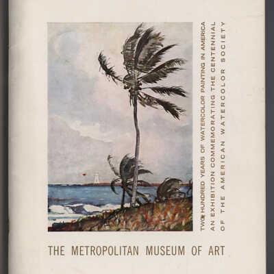 Two Hundred Years of Watercolor Painting in America: An Exhibition Commemorating the Centennial of the American Watercolor Society | The Metropolitan Museum of Art