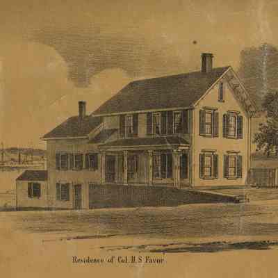 Residence of Col. H.S. Favor