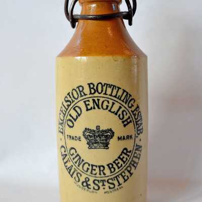 Old English Ginger Beer | Excelsior Bottling Establishment | Calais, Maine and St. Stephen, New Brunswick