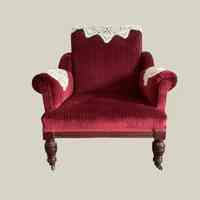 Victorian Upholstered Chair | c.1880 | Whalen House, 7 Key Street, Eastport, Maine.