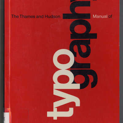 The Thames and Hudson Manual of Typography | Ruari McLean