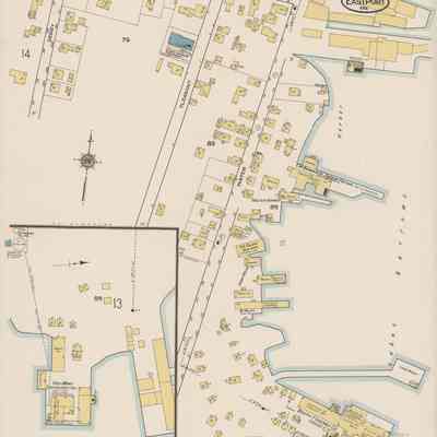 Eastport and Lubec, Maine Sanborn Map Co., Dec, 1921, Sheet 13