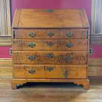 Winthrop or Chippendale Slant Front Desk | Elm Cottage | Eastport, Maine