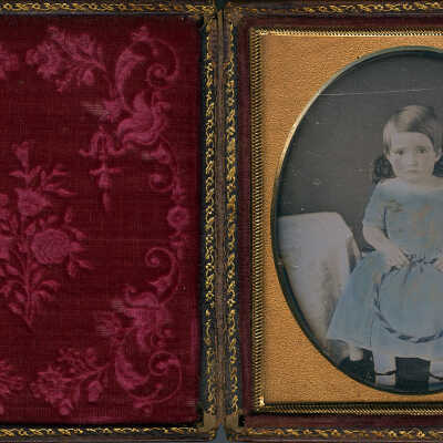 Emery Family Child | Photographer Unknown | Eastport, Maine | c.1860 | Framed Daguerreotype