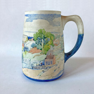 George Pearse Ennis Hand Painted Mug | Salmagundi Club, New York, New York | 1920