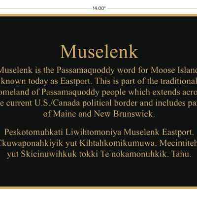 Muselenk Place Name Bronze Plaque | 2023