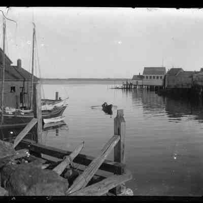 Looking South at Huston's/Shackford's Cove, Eastport, Maine, c.1900 | Furman 12