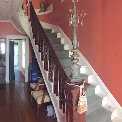 Hayden House | 17 Boynton Street, Eastport, Maine | Front Staircase