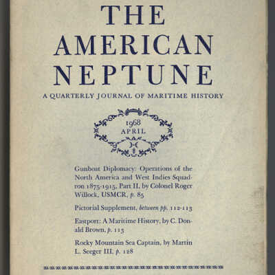 Eastport: A Maritime History | C. Donald Brown | The American Neptune, Volume XXVIII, No. 2, April, 1968, pp. 113 - 127
