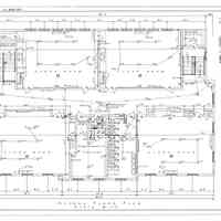Passamaquoddy Bay Tidal Power Development | Temporary Buildings | School-House | Second Floor Plan | Q-E 28/2